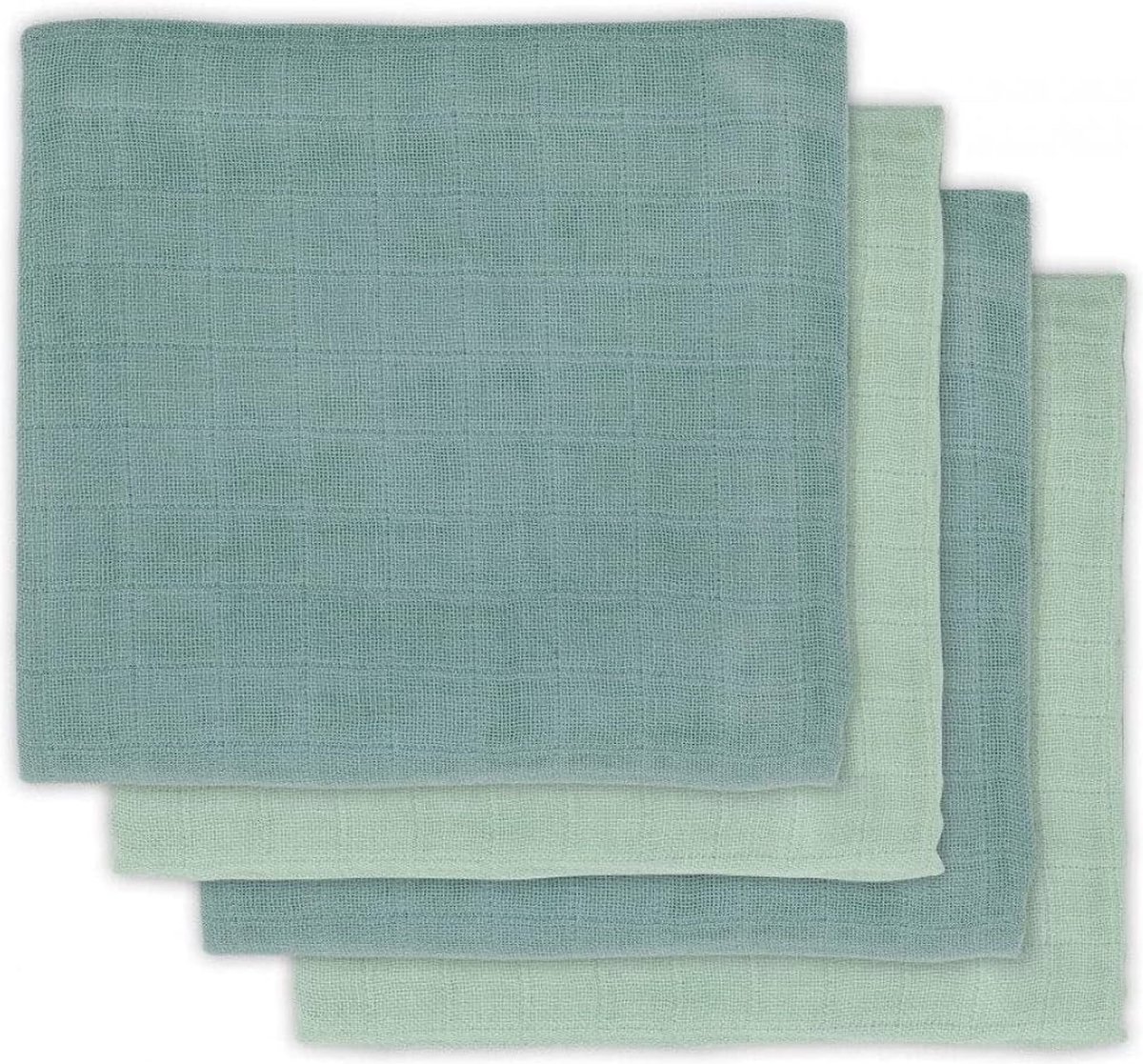 Goedkoopste Hydrofiele doeken mintgroen 4-pack 70x70 cm - Zacht en duurzaam voor jouw baby