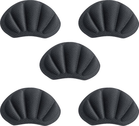 Purepeak Schoen Verkleiner Set - 5 Stuks - Antislip Hielzooltjes - Zwart - Hielbeschermers - Hielkussens
