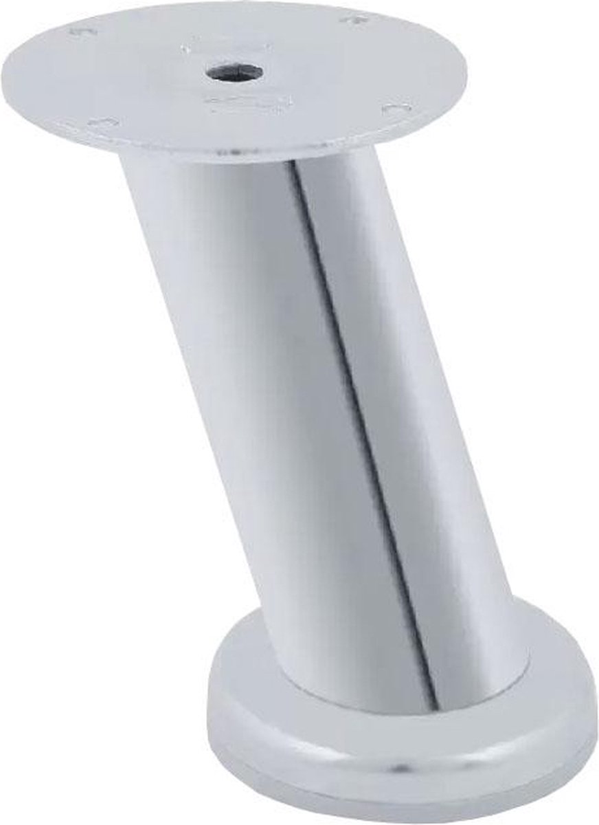 FLE - Chroom meubelpoot rond ø 4,2 cm en hoogte 10 cm