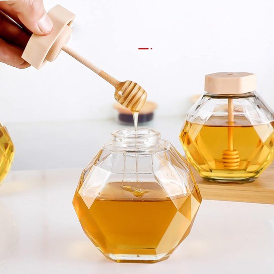 Pot De Miel, Pot De Miel En Forme D'abeille,Pots De Miel En
