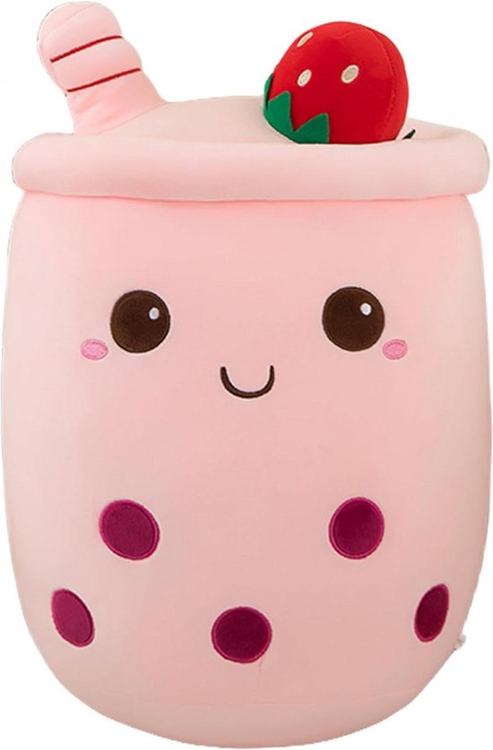 Boba Bubble Tea Sleutelhanger Pluche - Happy Trendz
