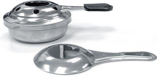HENDI Fonduebranders – set van 2 – roestvrij staal – Ø92x(H)40mm — afbeelding 3