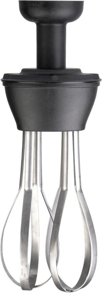 HENDI Opzetstuk garde voor staafmixer – roestvrij staal – ergonomische handgreep – 185 mm
