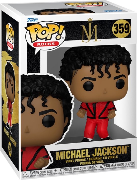 Pop Rocks: Michael Jackson (Thriller) - Funko Pop #359