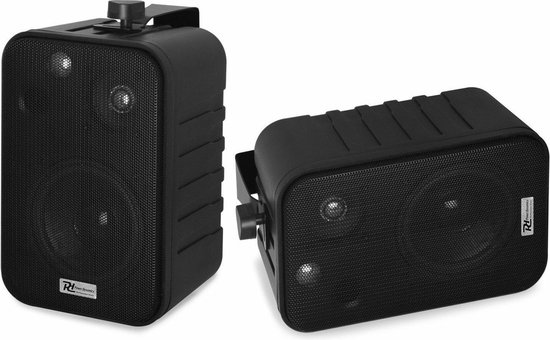 Power Dynamics 100V speakerset met 6 speakers en versterker - Bluetooth - 60W - Zwart van Merkloos — afbeelding 2