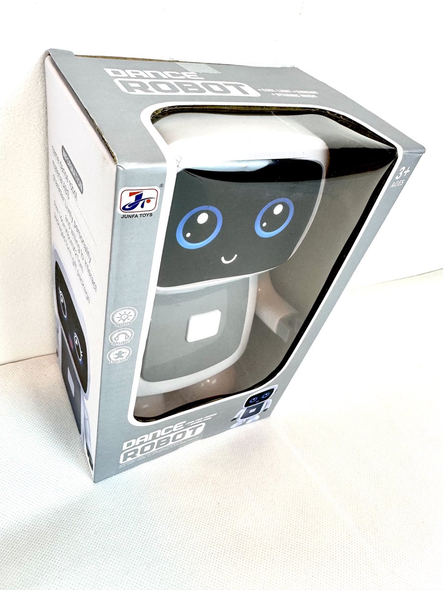 Robot met muziek - interactief speelgoed - lichtjes voor kinderen - levendige bewegingen - vrolijke muziek - stimuleert creativiteit - leuk voor feestjes - perfect cadeau - educatief en plezierig - speeltijd voor kinderen — afbeelding 6
