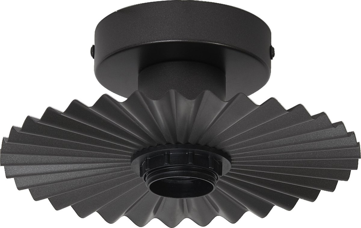 LEDVANCE Decor Plissee Ceiling E27 Donkergrijs