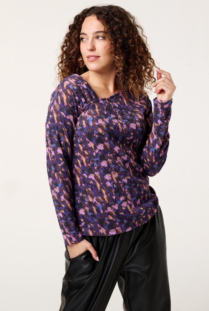 MS Mode Top Top met schuine hals