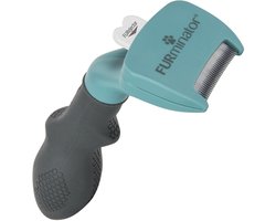 Furminator Cat Undercoat Tool - Short Hair - Kattenvachtkam - Turquoise Small