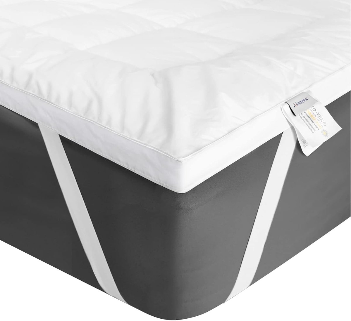 Matrastopper 160x200 - Superzachte en Comfortabele Topdekmatras - Matrasbeschermer 160x200 Voor Allergieën