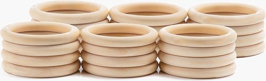 Beukenhouten ringen - naturel, 70 mm online kopen