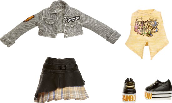 Rainbow High Sparkle & Shine - Modepop - Clementine (oranje) van Merkloos — afbeelding 5