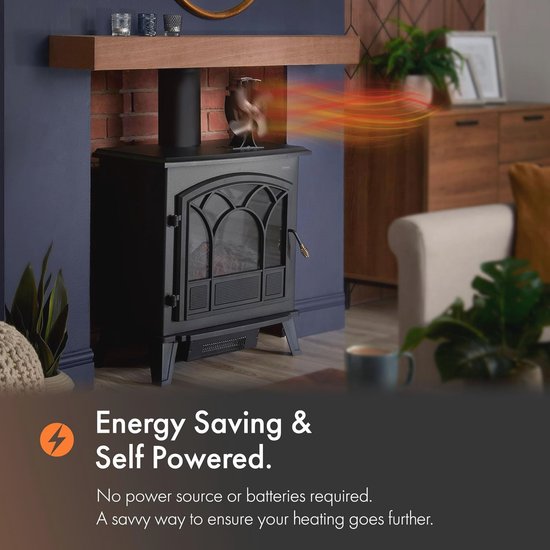 Houtkachel Ventilator voor Efficiënte Warmteverspreiding | bol