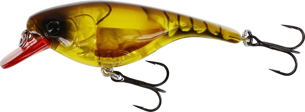 Westin BabyBite SR Crankbait - Floating - Clear Brown Craw - 6.5cm - 12g - Geel