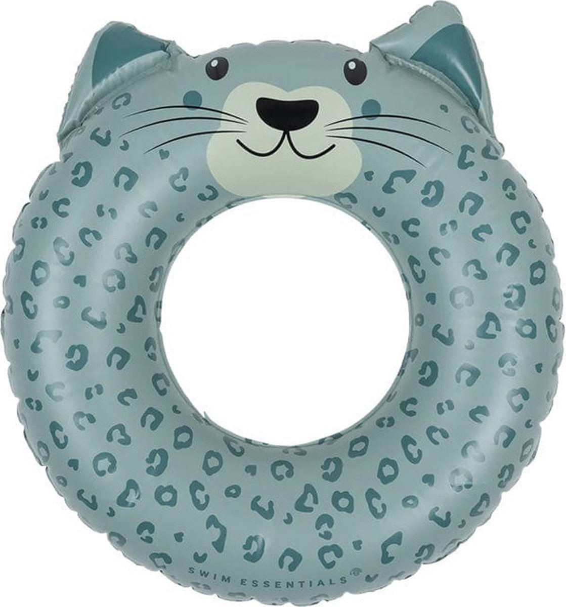 Swim Essentials Zwemband Zwemring Groen Panterprint 55 cm