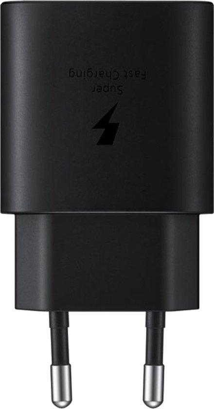 Geschikt Voor Samsung 25W PD 3.0 Super fast charger USB-C naar USB-C Kabel en Adapter - Zwart