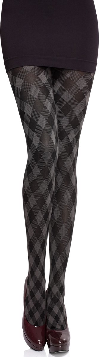 Merry Style MS-GB-317 Dames Panty - 60 DEN- Gedessineerd - 3D-technologie - Polyamide - Rokerig - M