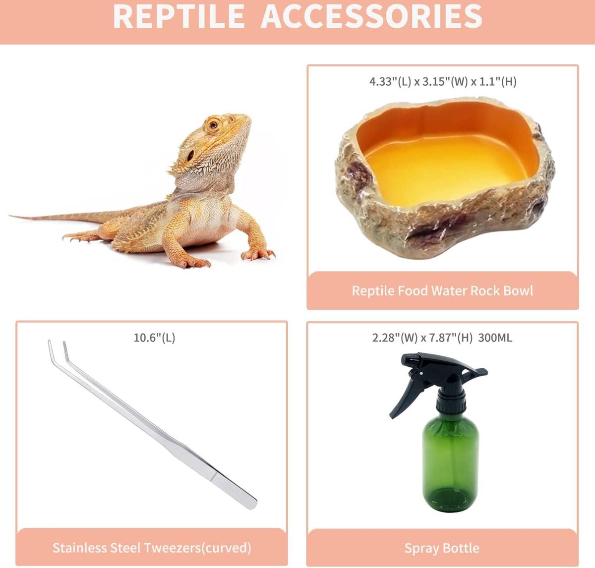 Lexium Reptielenverblijf - Terrarium reptiel - Terrarium baardagaam - Een fijn