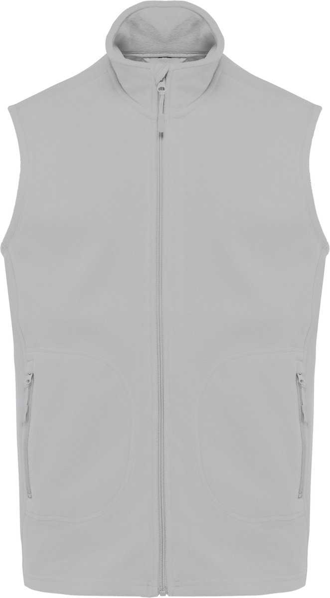 Kariban Ecologische uniseks bodywarmer van microfleece K9120 - Snow Grey - M