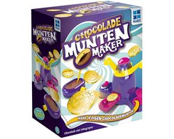 foto van Megableu - Chocolade Munten Maker - Smelt Vorm Stempel - Creatief Met Chocolade