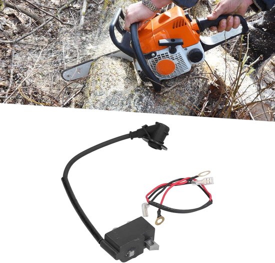 Dailygoods- Bobinemodule Vervangend Onderdeel - Geschikt voor DOLMAR PS-460/PS-500/PS-5000 - Hoogwaardige Bobine - Staal/Rubber - Gewicht 121g - Vervangingsonderdeel — afbeelding 2