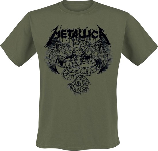 T-shirt Metallica Roam Blast Olive XL Katoen - Produits dérivés du groupe, Groupes