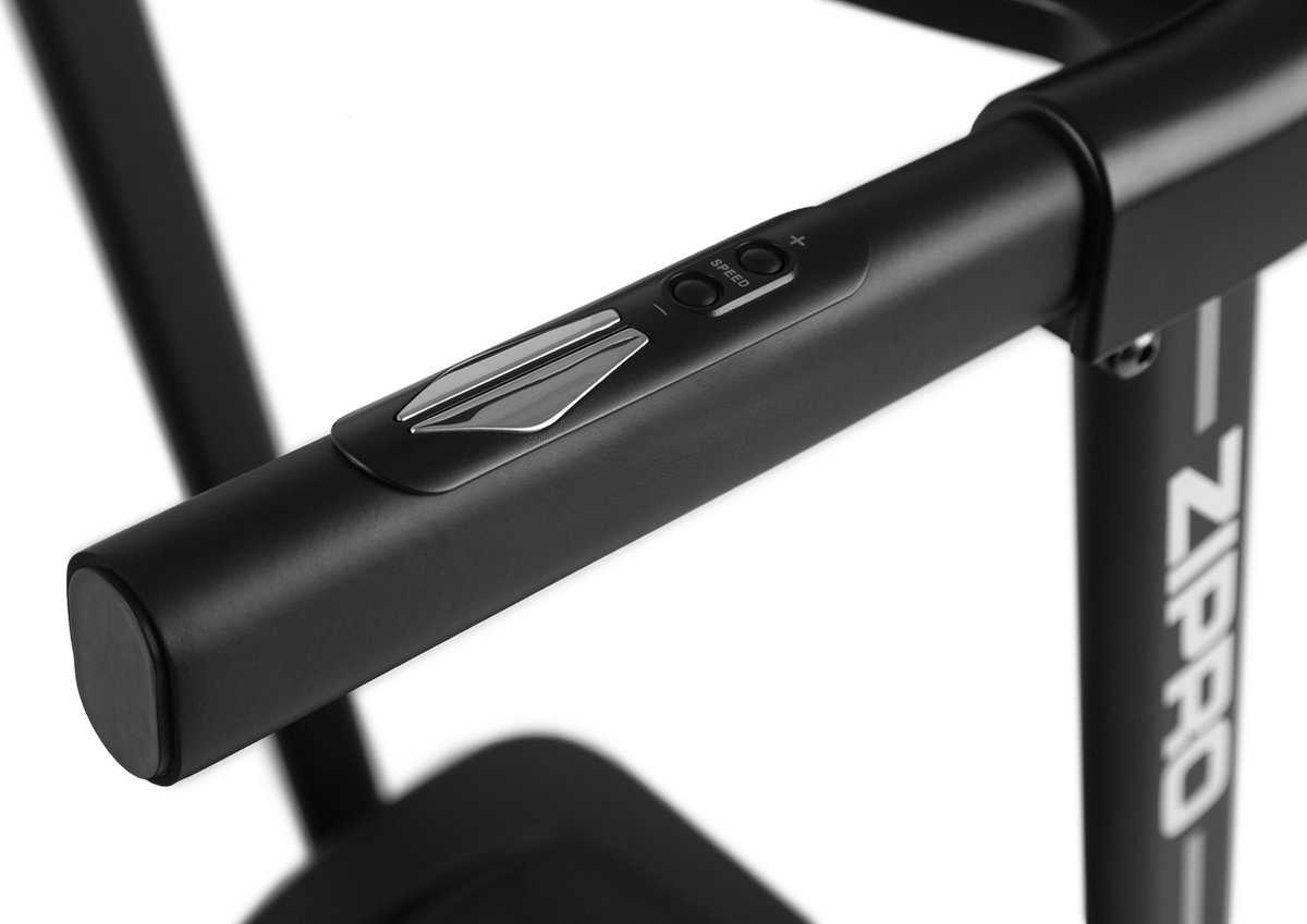 Afbeelding 3 van Zipro® Colt Elektrische Loopband 1-12 km/h - Wandelband - Inklapbaar - Cardiotraining - LCD-display - 12 Programma’s - Eenvoudig opvouwen naar een verticale positie - Nauwkeurige gegevensmeting - Lichaamsvet meten