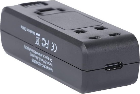 Chargeur Double Pour Batteries Insta360 One RS / One R - Recharge 2 Batteries Simultanément, LED Indicateur, Micro-USB Et Type-C