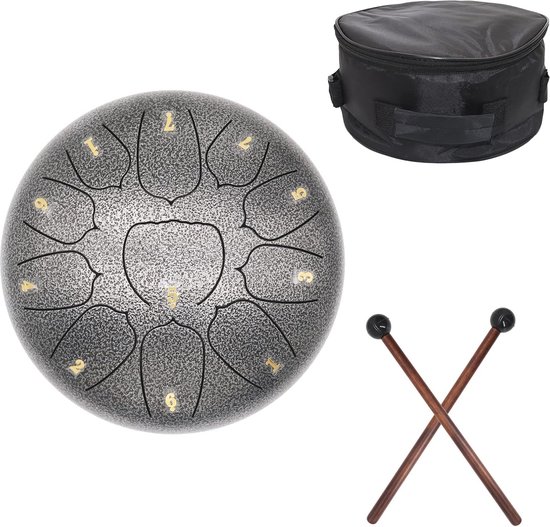 VAYOTOY Stalen tongtrommel, 15 cm, 11 noten, C-sleutel