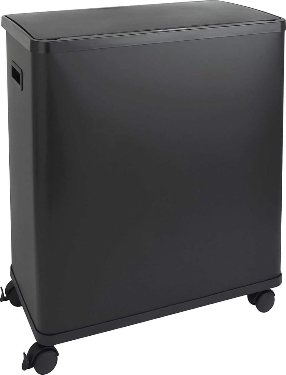 Goedkoopste Sensor afvalemmer met 2 vakken 60L - Vrijstaand en automatisch - Hygiënisch afvalscheidingssysteem