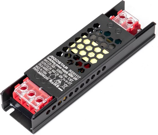 LED Voeding 24V 60W 2.5A – 220V naar 24V Adapter / Transformator – LED