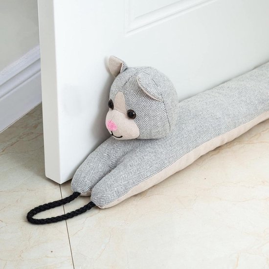 2 X Fluffy Anti-wind Tochtstrip - Nooit Meer Tocht In Je Huis Microvezel Met Dubbele Afdichting Isolatiemateriaal Tochtwering Strips Tocht Isolatie Strip Deuren Woonaccessoires Deurstrip