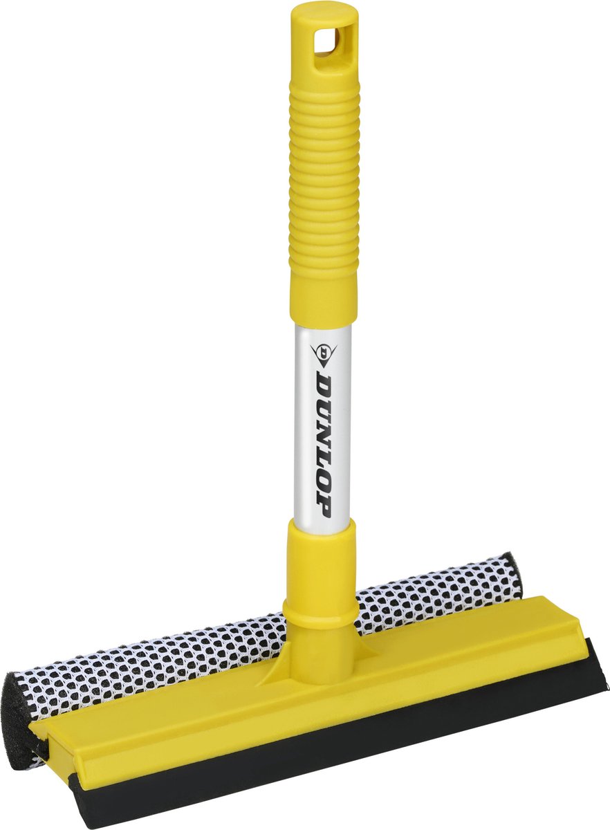 Goedkoopste Dunlop Autoruitenreiniger - Raamwisser en Schrobber - Telescopische Steel - Autoaccessoires