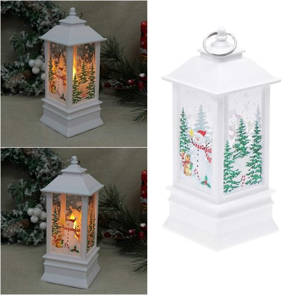 Jojoy - Lanterne de Noël avec Siècle des Lumières - Lanterne d'intérieur - Décoration de Noël - Décorations de Noël - Éclairage de Noël - GLOWMAS
