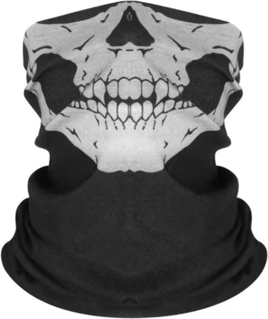 Scoby - Stoere Skull Gezichtsmasker - Bivakmuts - Ski Masker - Face Masker - Motor Kleding - Motor Accessoires - Winddicht - Unisex - Halloween - 2 Stuks