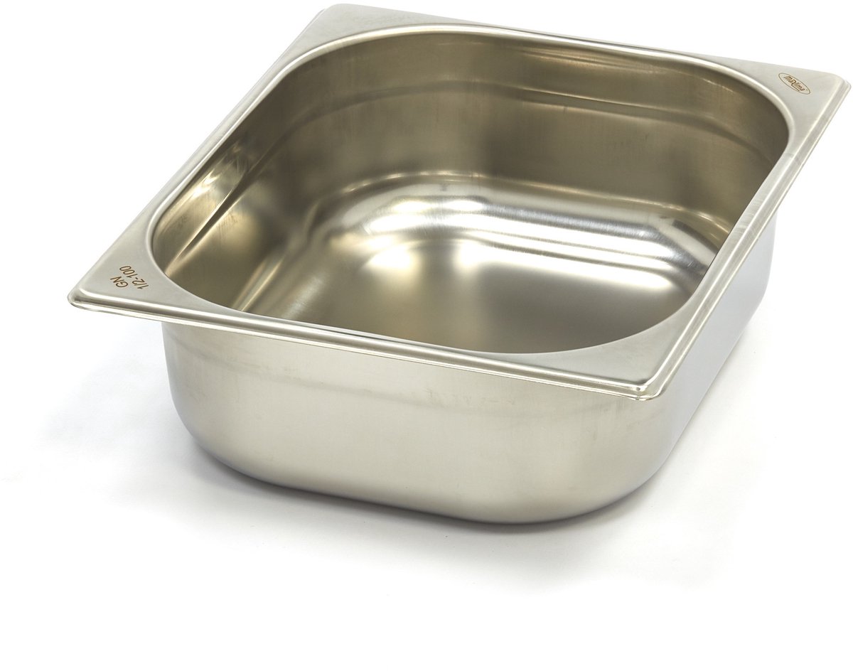 Gastronorm Bak - 1/2 GN - 10 cm Diep - RVS