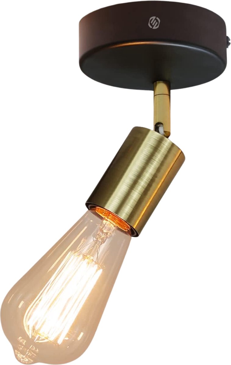 Equivera Plafonaire Lamp - Lamp - Plafond Lamp - Plafonnaire Lamp - Plafondlamp goud