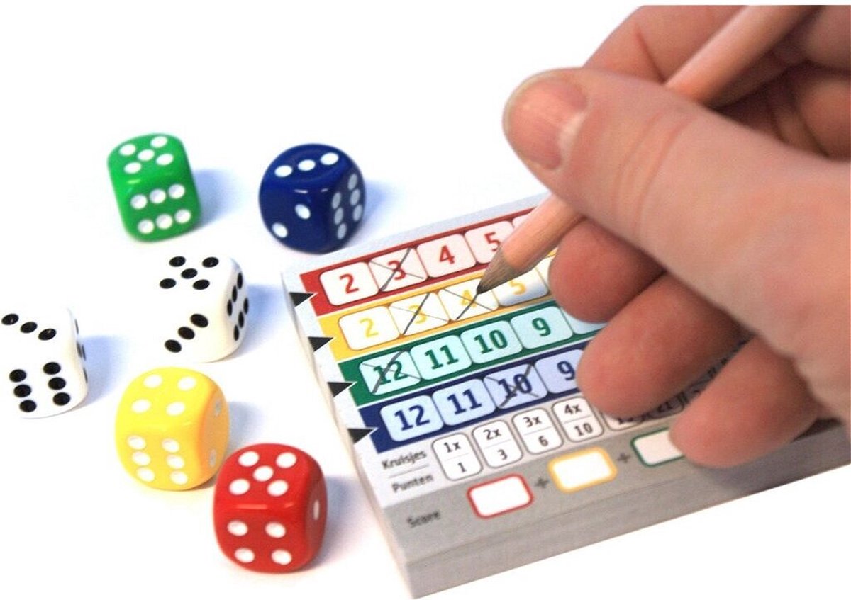 White Goblin Games Qwixx Big Points - Dobbelspel uitbreiding - 2 scorebloks — afbeelding 5