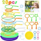 Ensemble de soufflage de bulles pour Enfants - 20 pièces avec baguette magique pour la fabrication de bulles et les Spellen