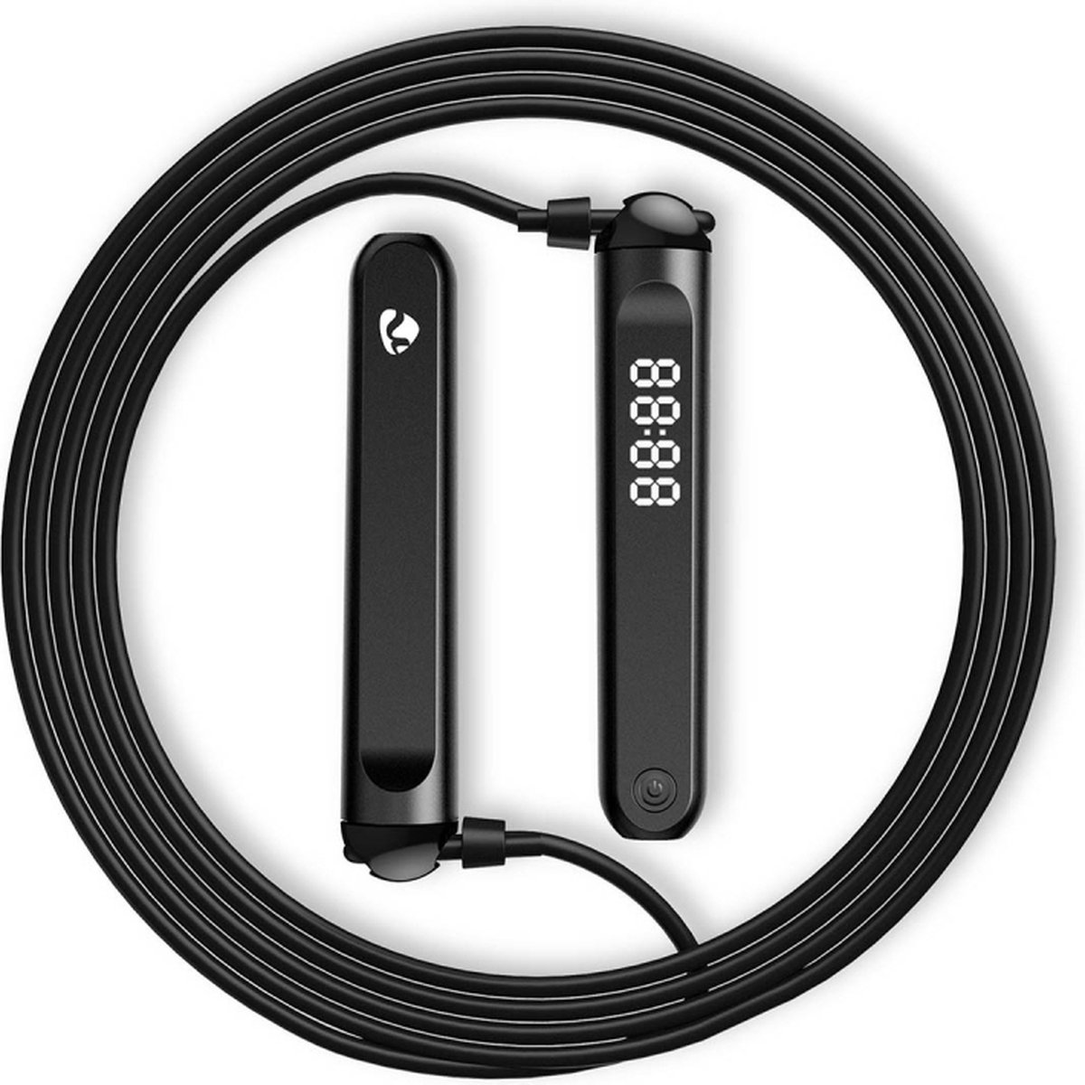Corde à Sauter Sans Corde Avec Capteur Gravité – Affichage LED, Annonce Vocale, Compteur, Pour Homme/Femme/Enfant