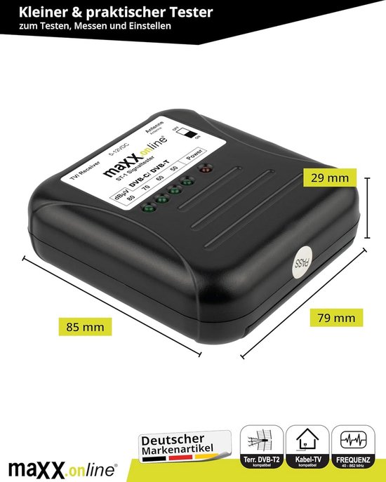 Axing BAB 10-18 - Derivador Acoplador direccional de señal TV 18 dB con conector de F para TDT