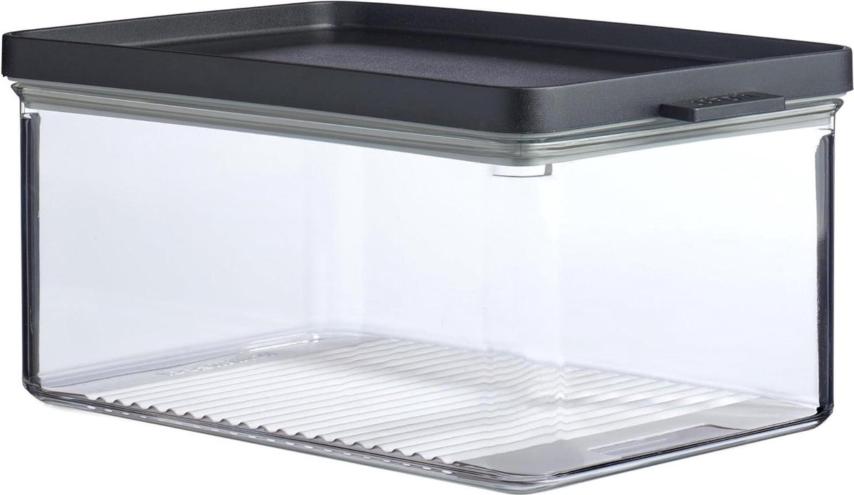 Koelkastdoos Omnia kaas - black - opbergbox voor kaas kaasstolp