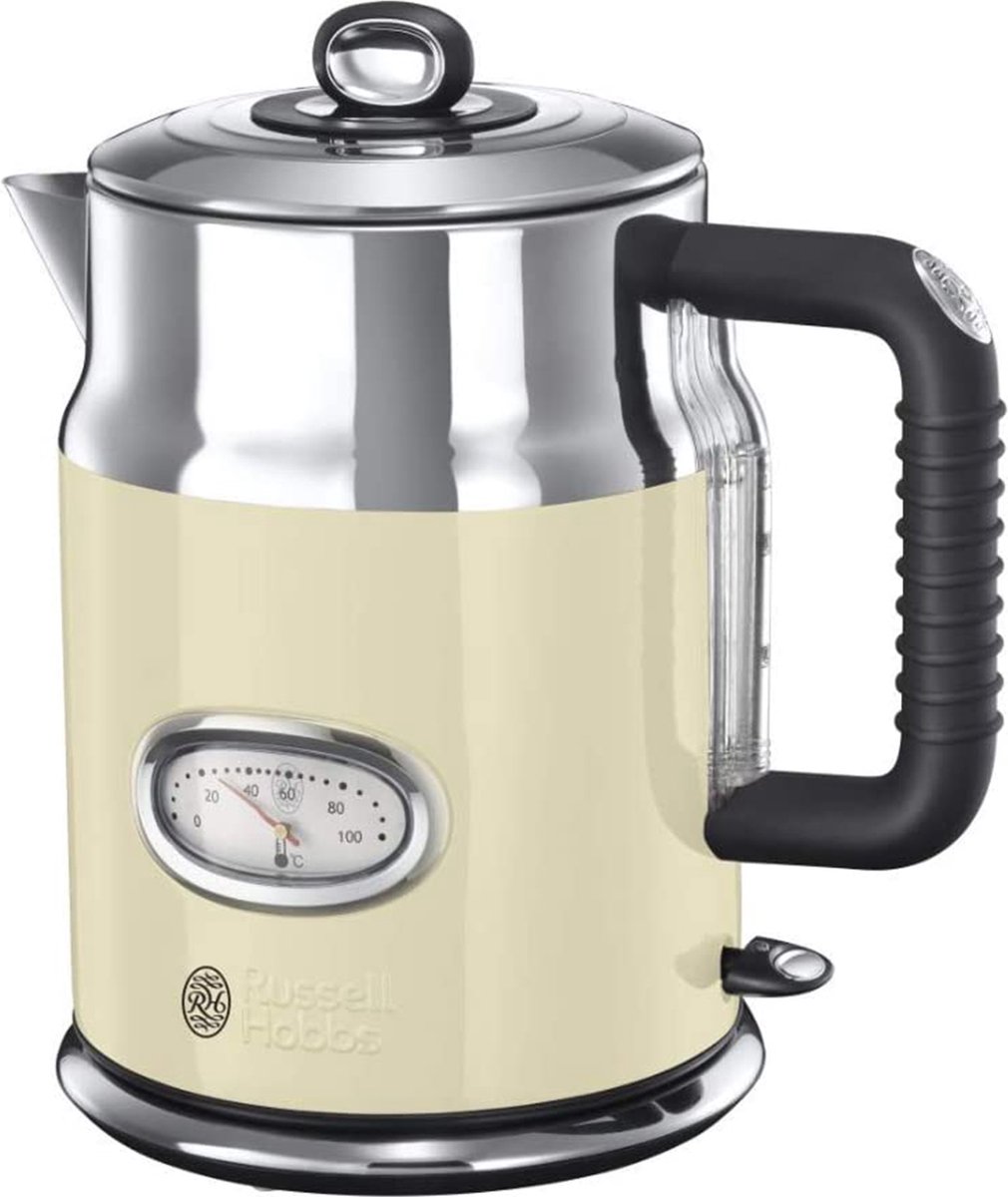 Russell Hobbs - grote retro Waterkoker 21672-70 - Vintage Cream