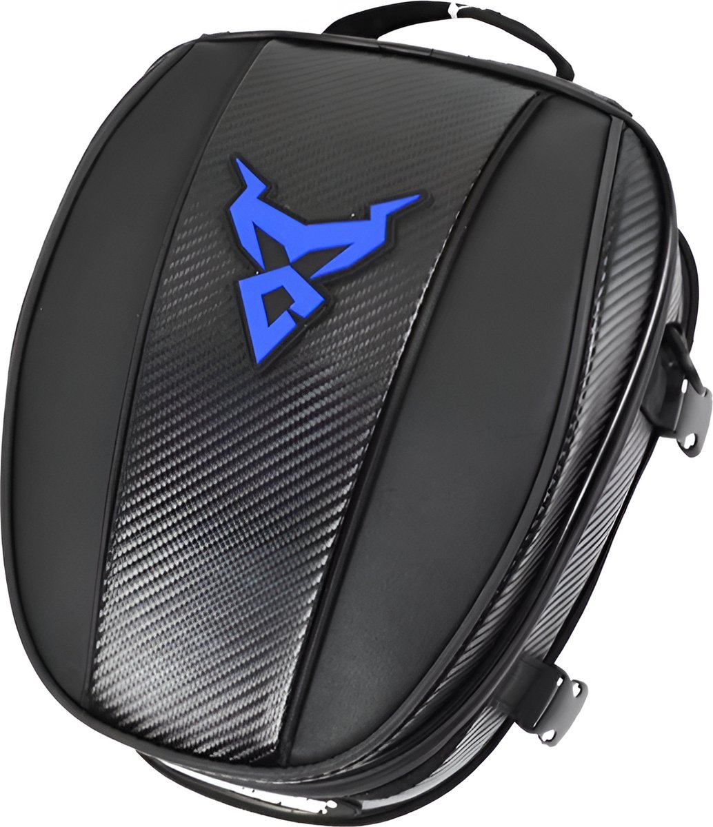 CarryQuest® - Motor Tanktas en Zadeltas in 1 - Motor Zadeltas - Multifunctionele Motor Tank tas en Zadel tas - Grijs/Rood/Blauw/Groen - 11,5L Voor + 15L Achter - Waterbestendig - Reflecterende Elementen - Blauw