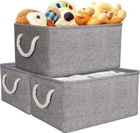 powerking Stoffen opbergdozen, 6 stuks opvouwbare stoffen opbergkubus powerking Stoffen opbergdozen, 6 stuks opvouwbare stoffen opbergkubus