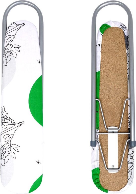 Strijkplankje, Vervanging voor thuis, Gevoerd, Trekkoorden en 4 clips, Past op strijkplank van 130x45cm, Katoen, Aangepaste Strijkplankhoezen, Roze