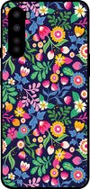 Smartphonica Telefoonhoesje Geschikt voor OnePlus Nord met bloemen opdruk - TPU backcover case flower design geschikt voor OnePlus Nord
