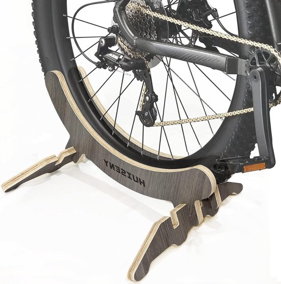 MonTEK Draaibare fietswandhouder met spatbord, verticale fietsstandaard voor de garage, fietshouder muur, fietsophanging, wandhouder, fiets, zwart