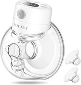 Bol.com Elektrische Borstkolf Draagbaar Handsfree en Geluidsarm Comfortabele Voedingspomp - 3 Modi 9 Staden - 24 mm Flens - 19 m... aanbieding