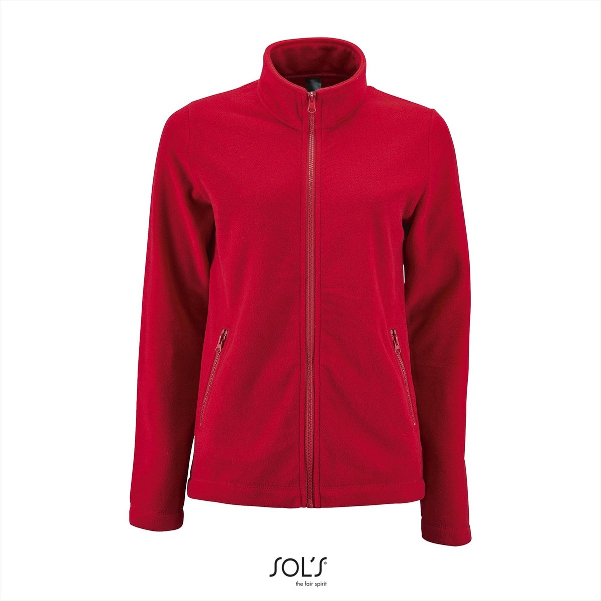 SOL’ Women´ Plain Fleece Jacket Norman L02094 Rood